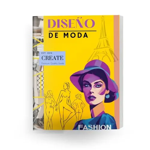 Cuaderno de Figurines de Moda – 320 Plantillas en Diversas Poses para Diseñadores de Moda.