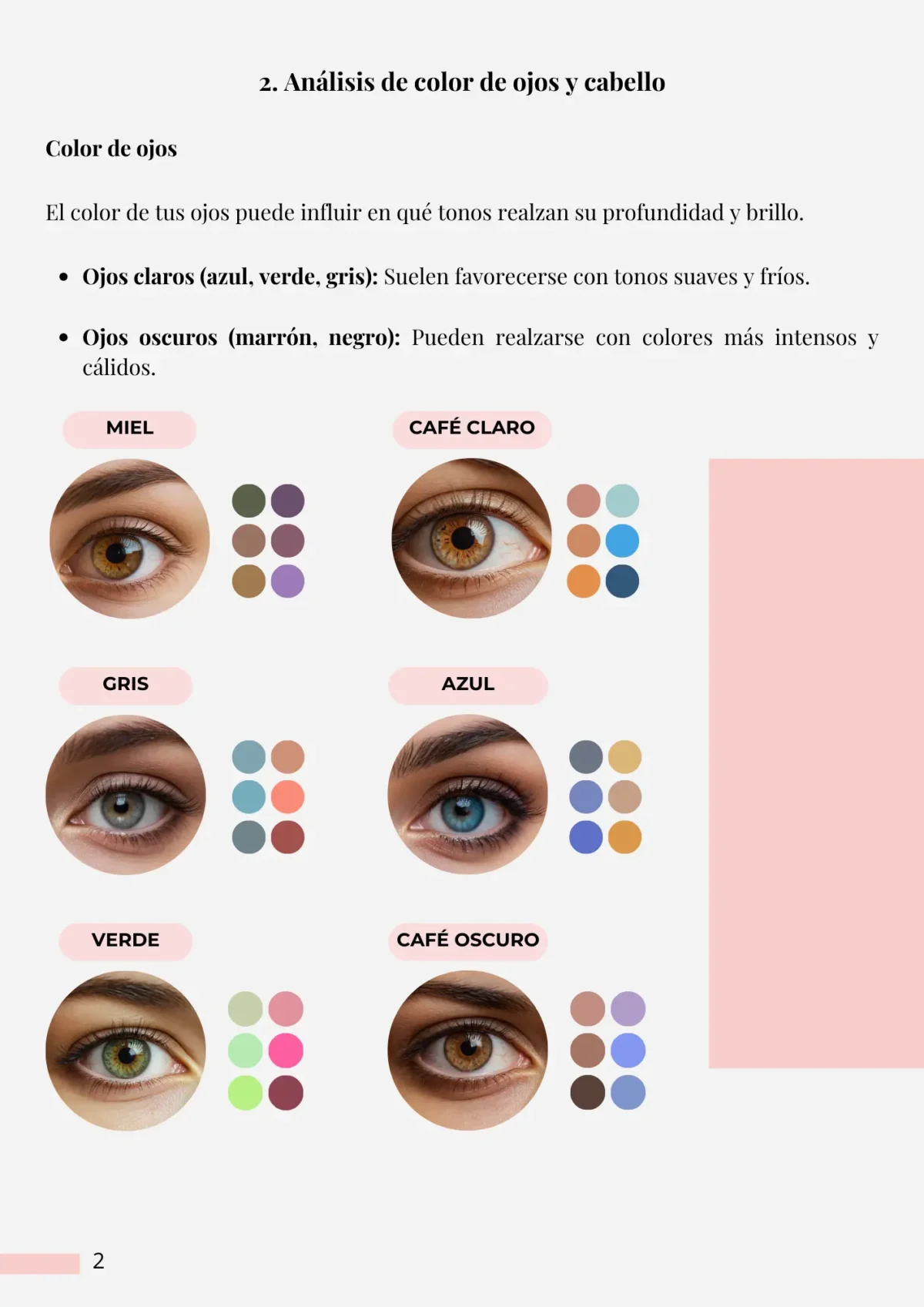 Guía de estilo personal "Tu Estilo, Tu Poder" - fundamentos del color.