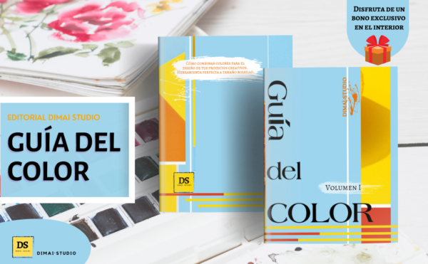 Portada de la Guía del Color: Cómo combinar colores para el diseño de tus proyectos creativos.