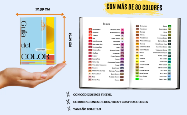 Combinaciones de colores incluidas en la Guía del Color.